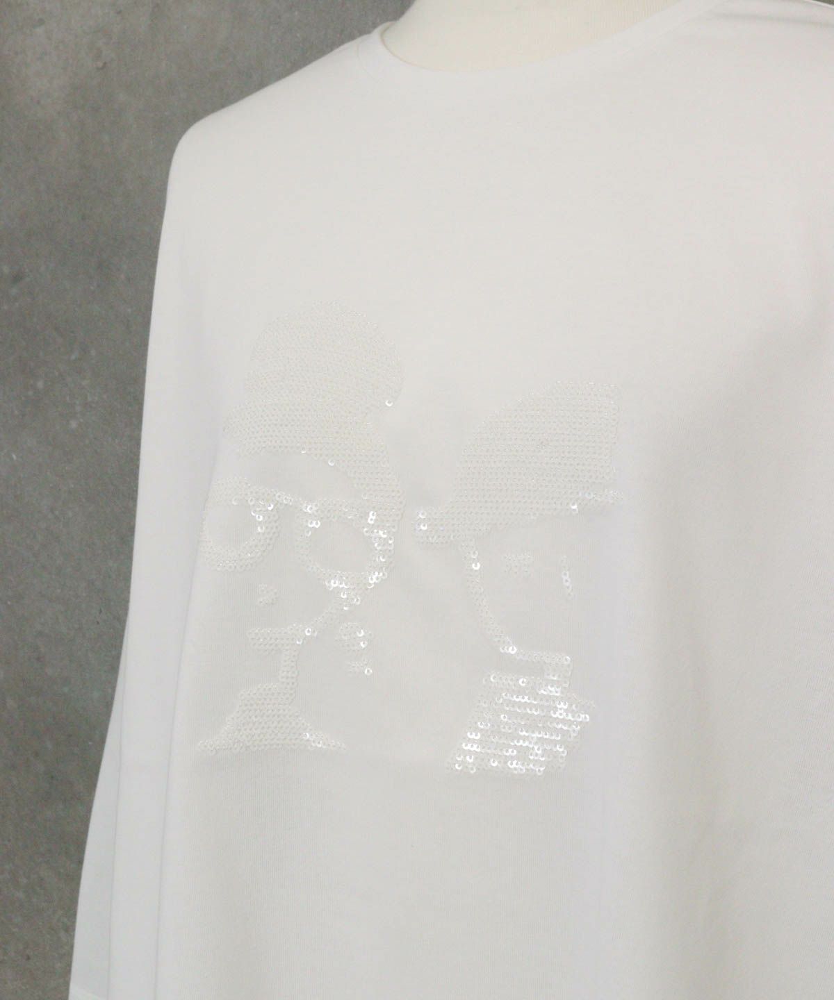 スパンコール刺繍（ホワイト）