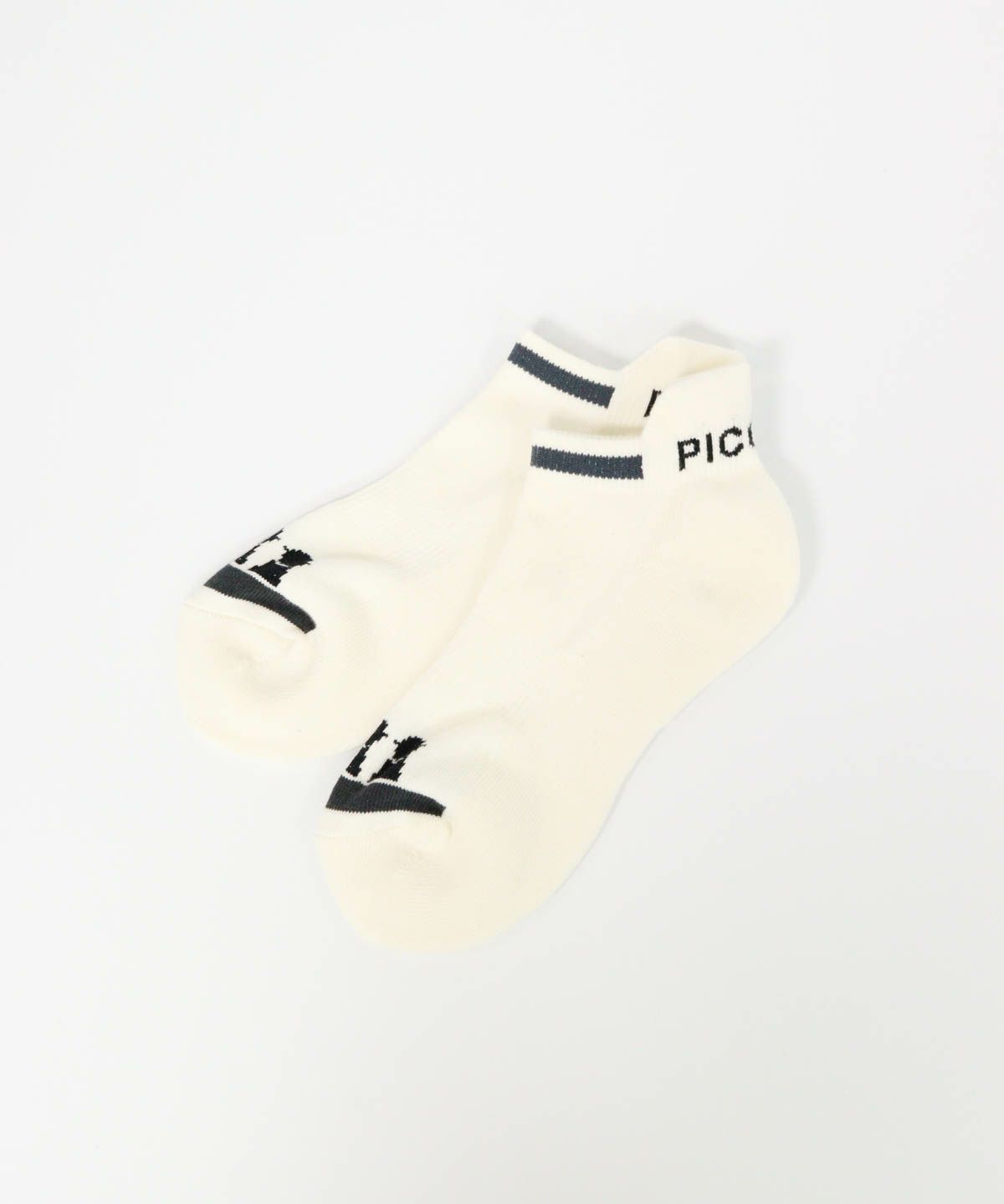 シルエットくるぶしソックス（ホワイト）