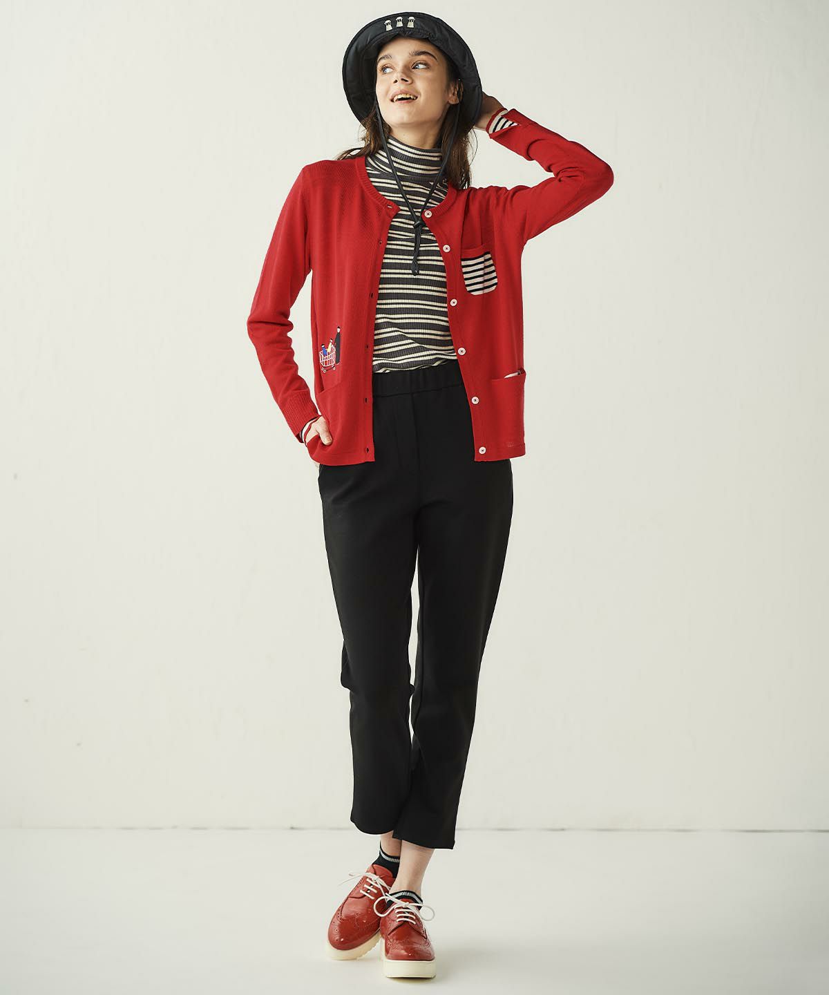 モデル着用画像（ブラック）