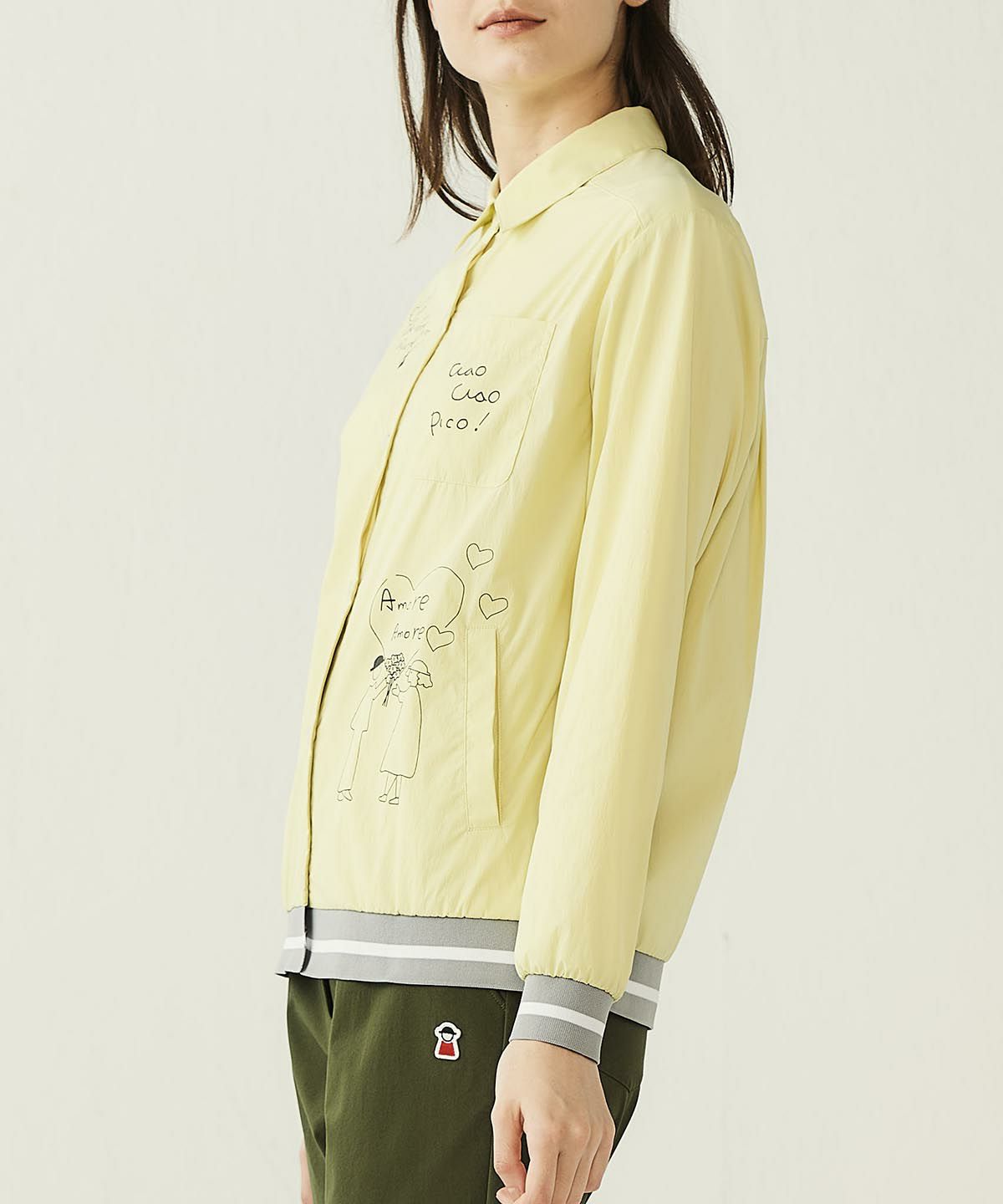 モデル着用画像(イエロー)