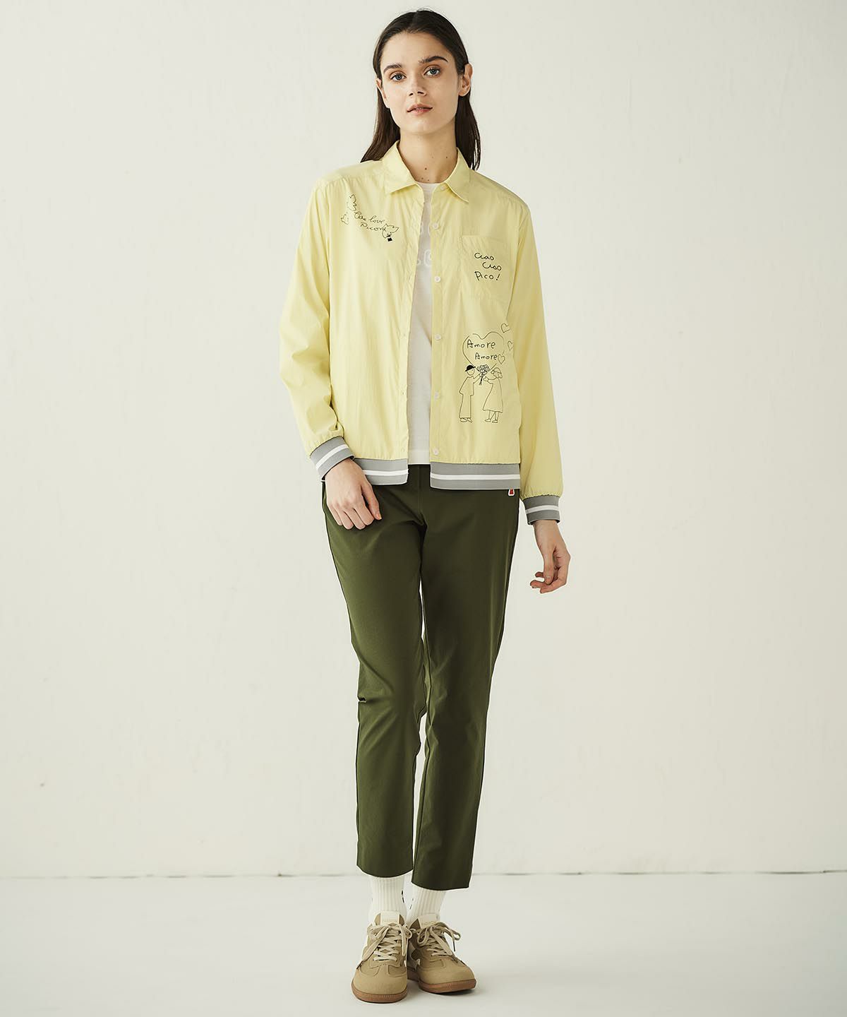 モデル着用画像(イエロー)