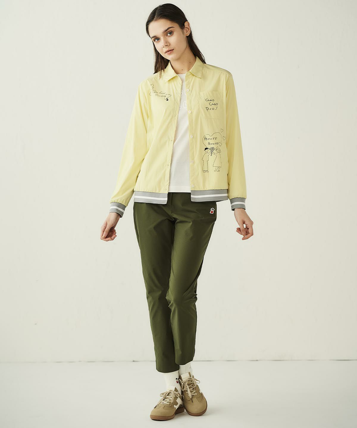 モデル着用画像(イエロー)