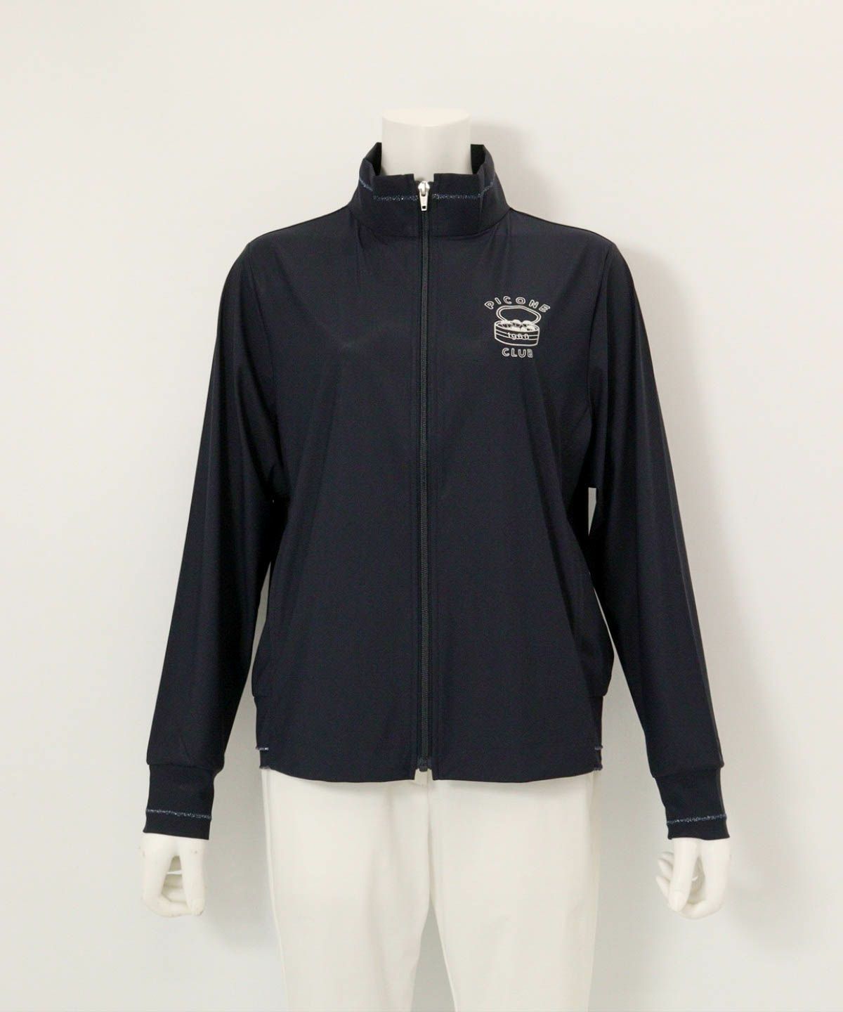 メローステッチUV冷感ブルゾン（ネイビー）