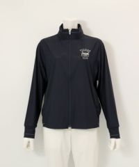 メローステッチUV冷感ブルゾン（ネイビー）