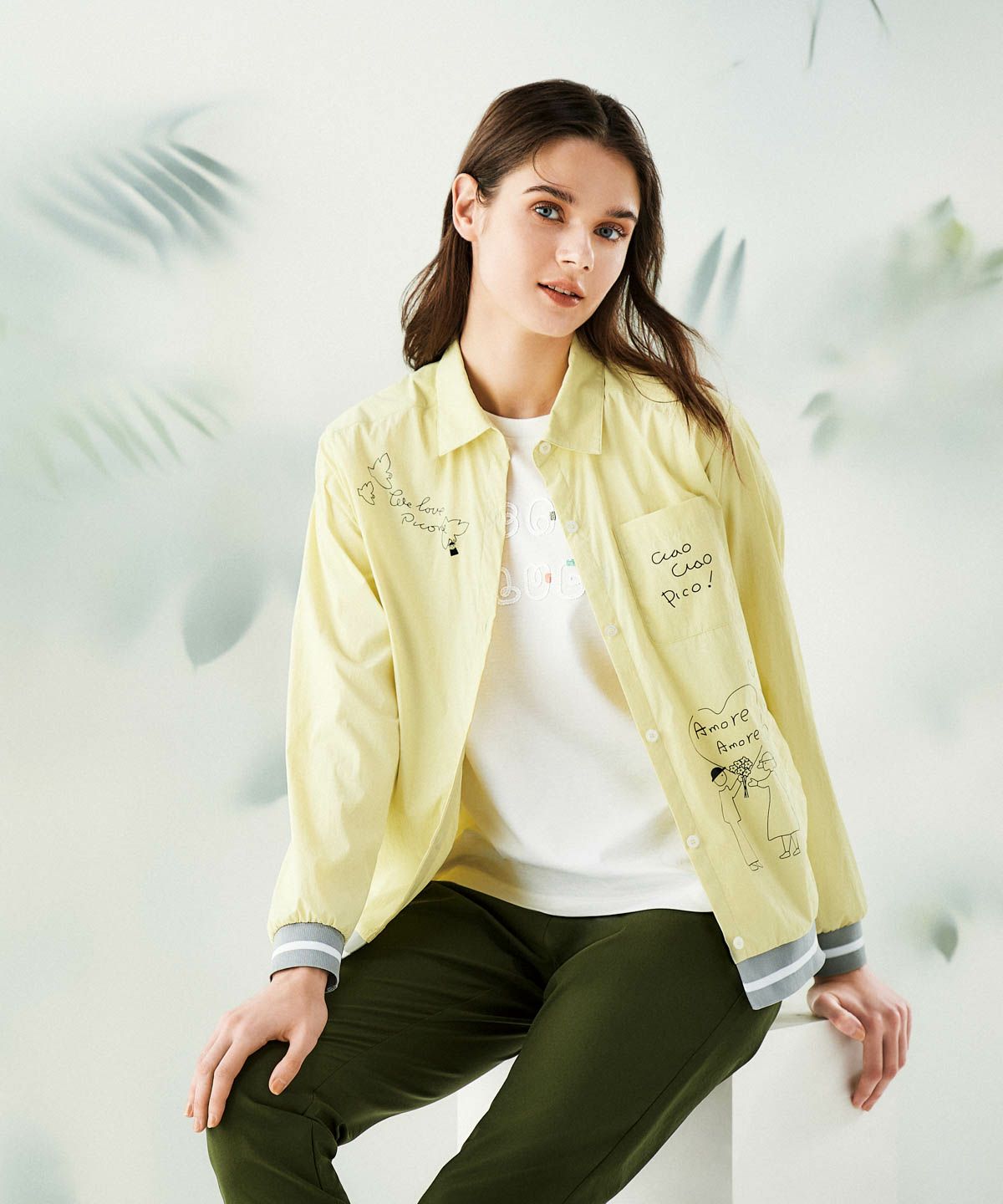 モデル着用画像(カーキ)