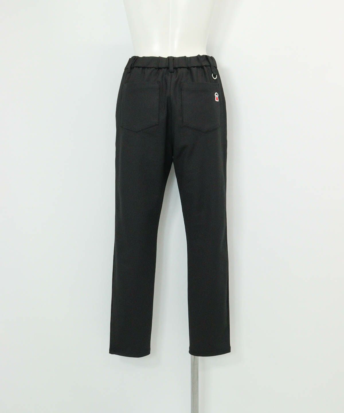 千鳥エンボス冷感パンツ(ブラック)後ろ