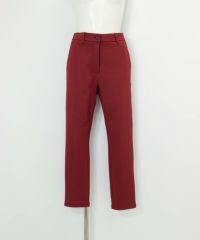 千鳥エンボス冷感パンツ(レッド)前