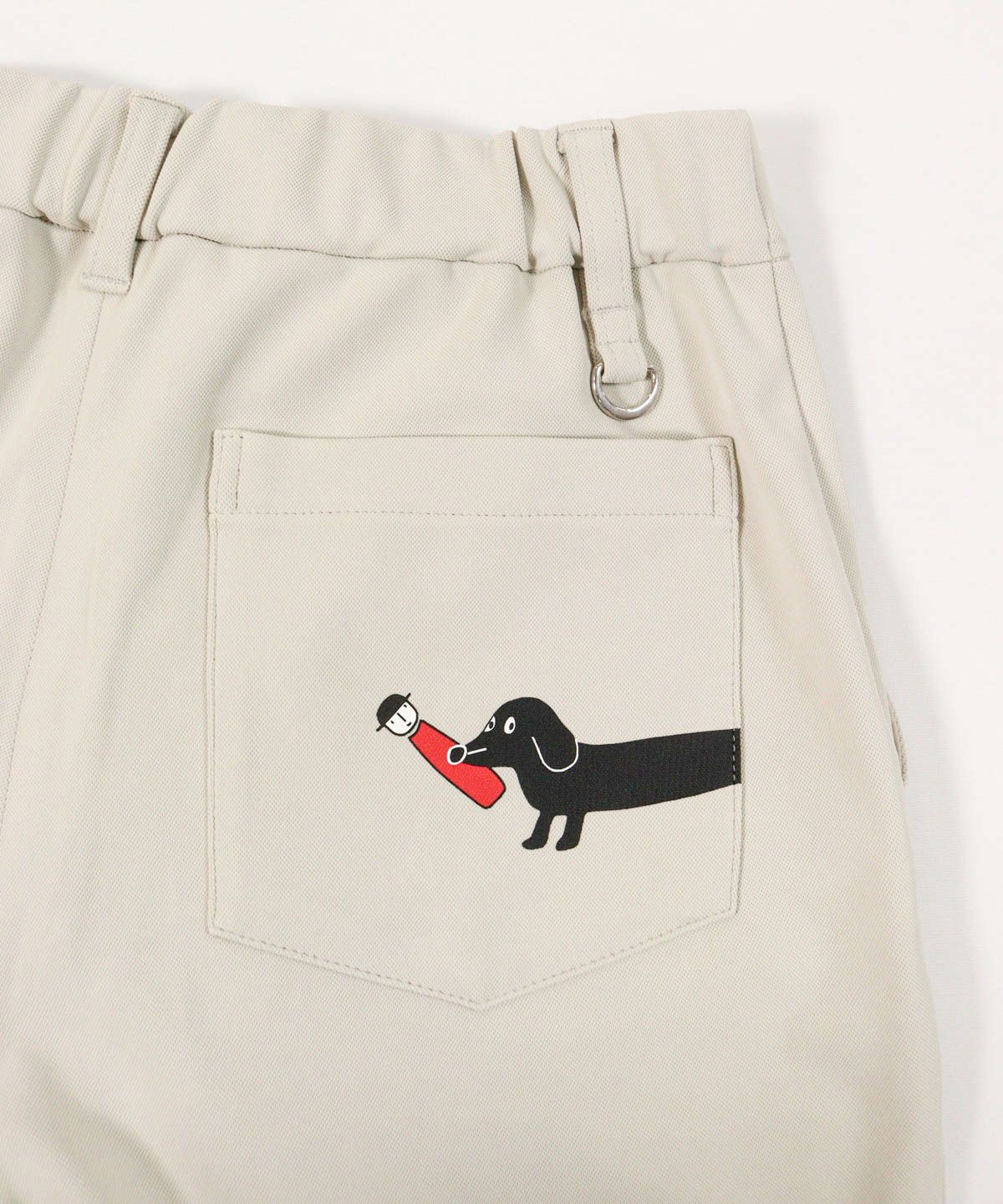 後ポケット部分（ライトグレー）