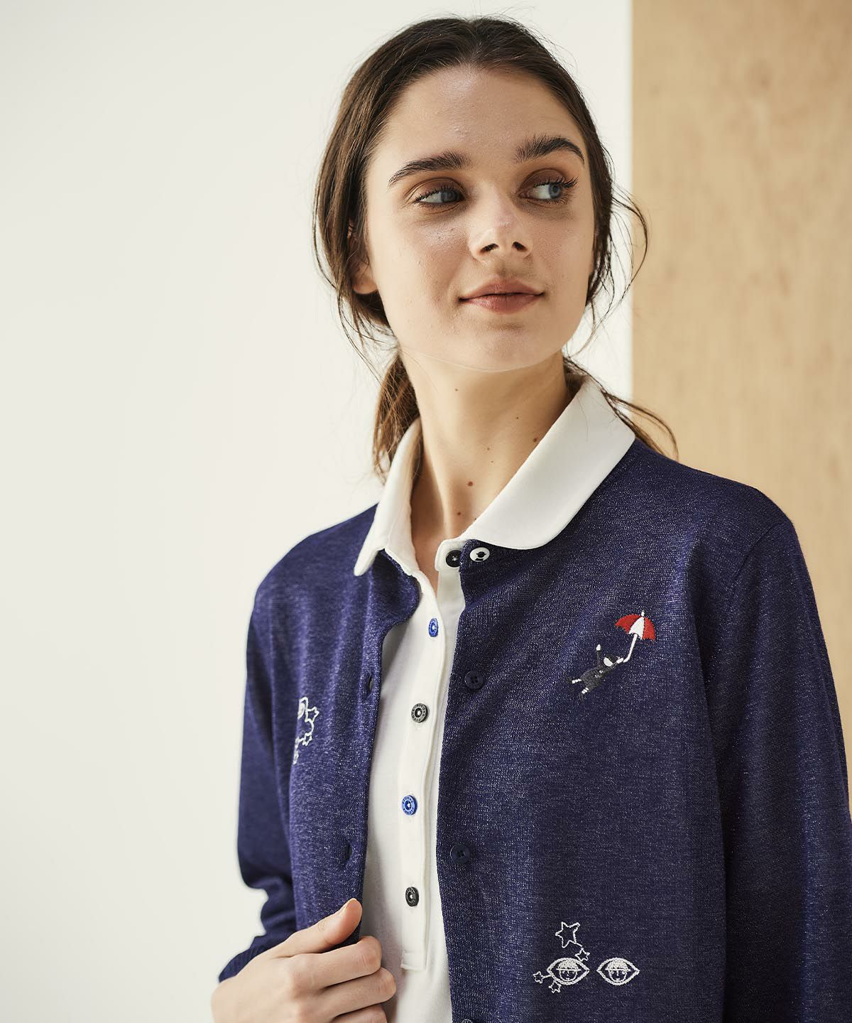 モデル着用画像(ネイビー)