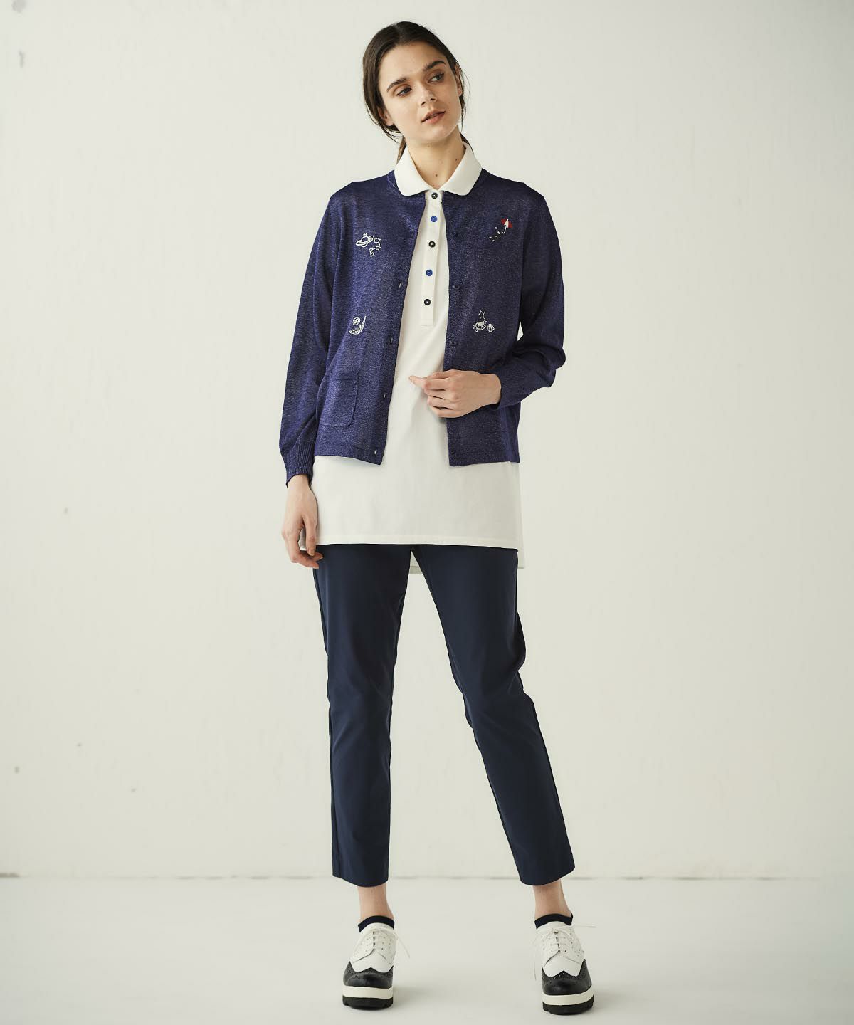 モデル着用画像(ネイビー)