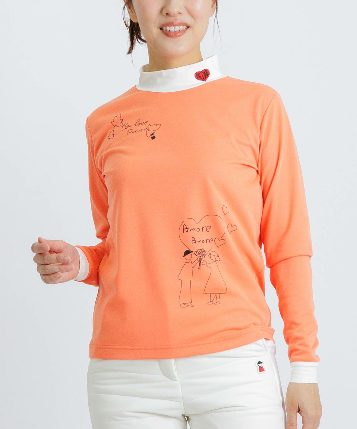 モデル着用画像(オレンジ)