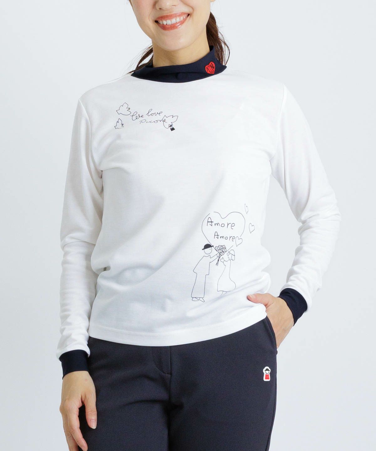 モデル着用画像(ホワイト)