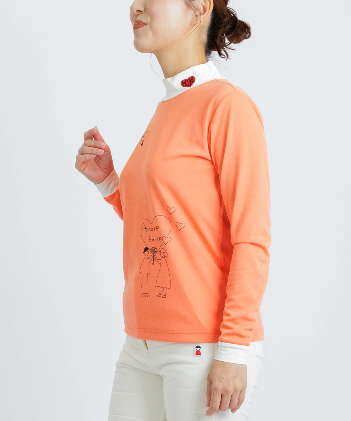 モデル着用画像(オレンジ)