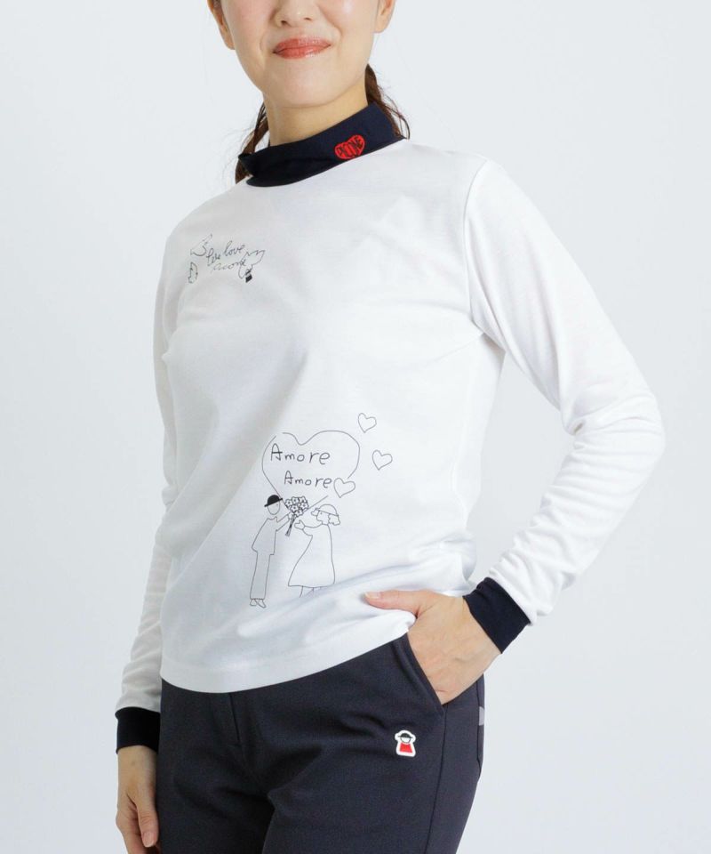 レイヤード風UV速乾プルオーバー|ピッコーネクラブ - ゴルフウェアや