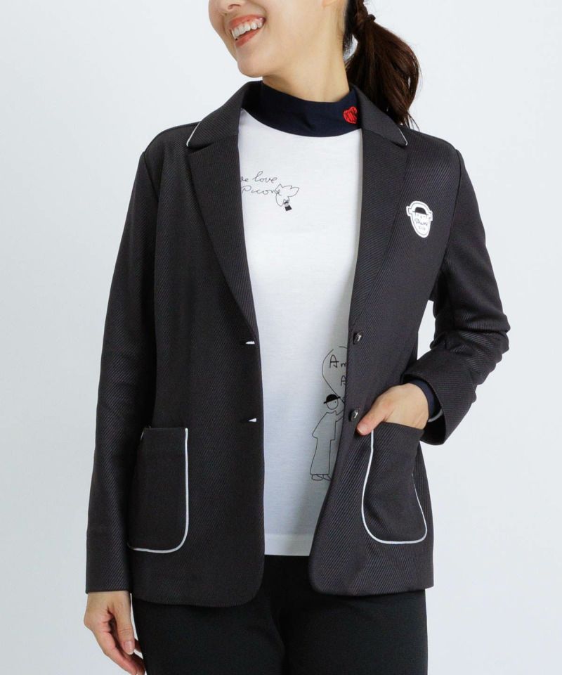 レイヤード風UV速乾プルオーバー|ピッコーネクラブ - ゴルフウェアや