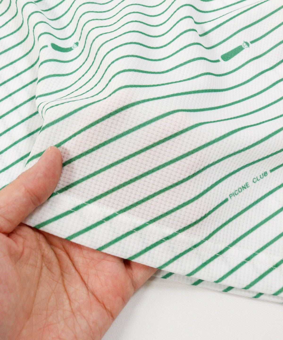 透け感(ホワイト×グリーン)