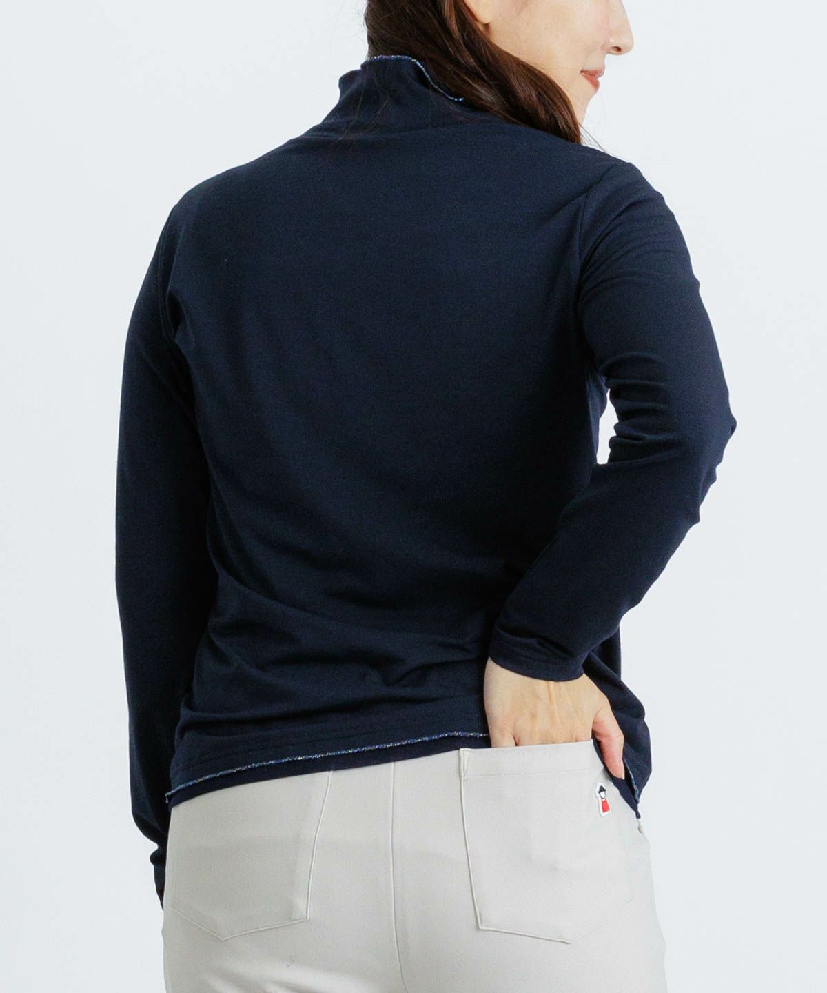 モデル着用画像(ネイビー)