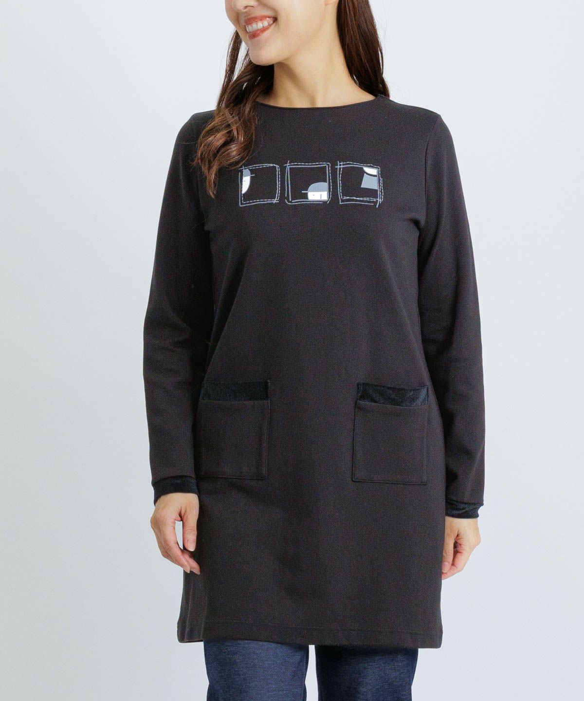 モデル着用画像(ブラック)