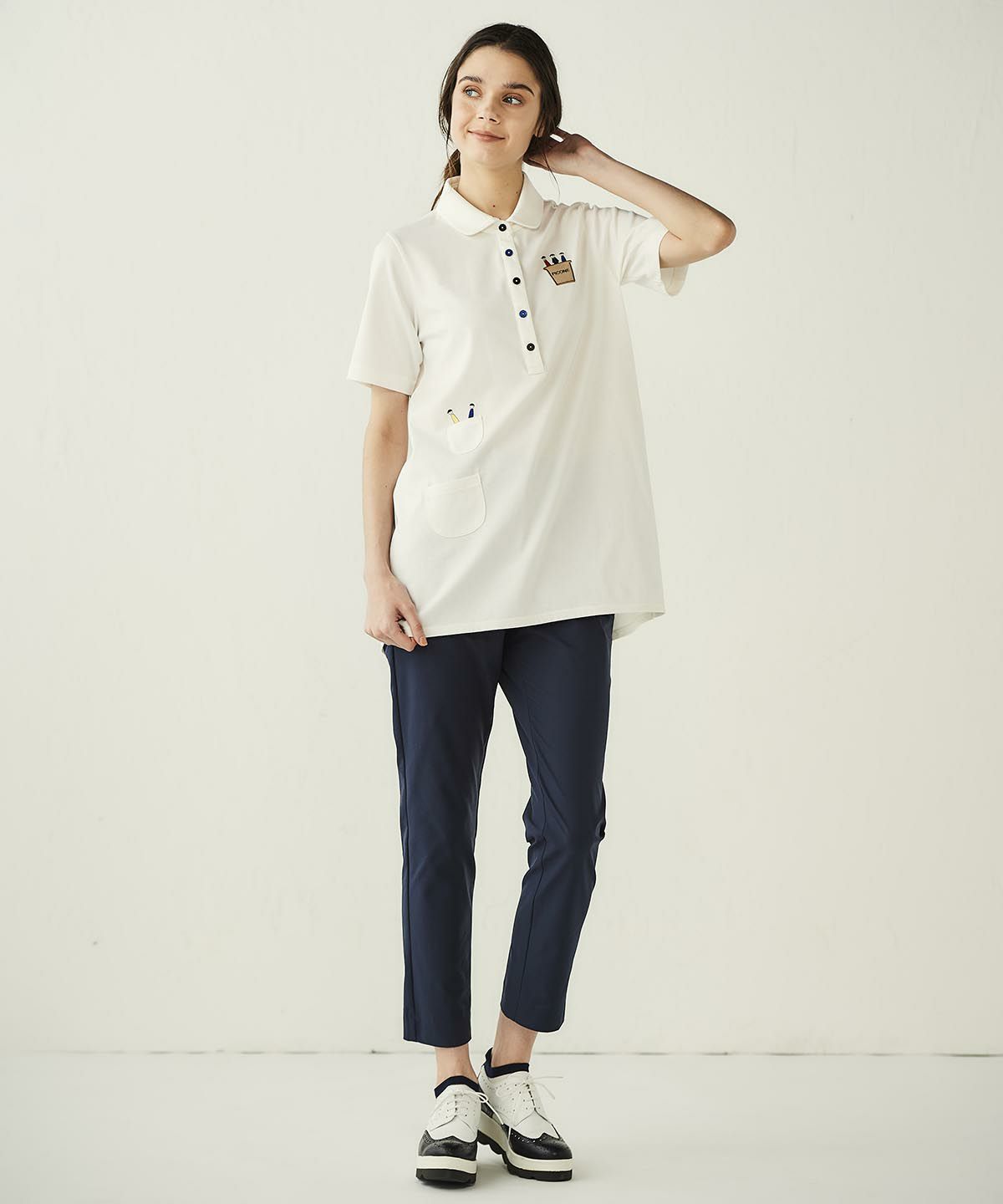 モデル着用画像(ホワイト)