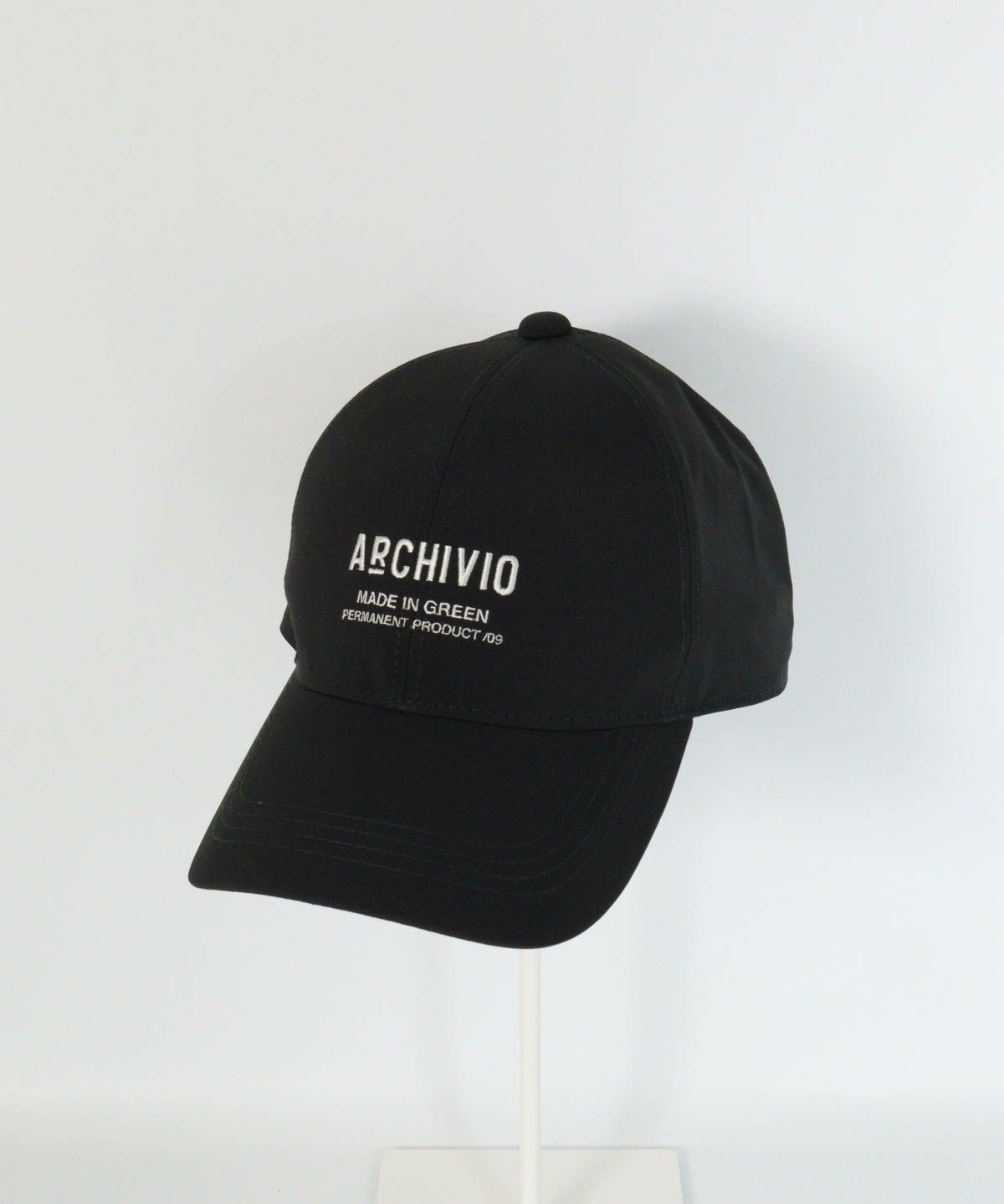 刺繍撥水キャップ（ブラック）