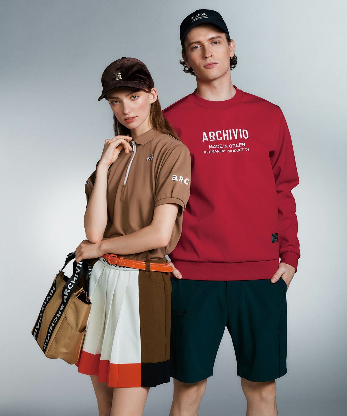 モデル着用画像（グリーン）