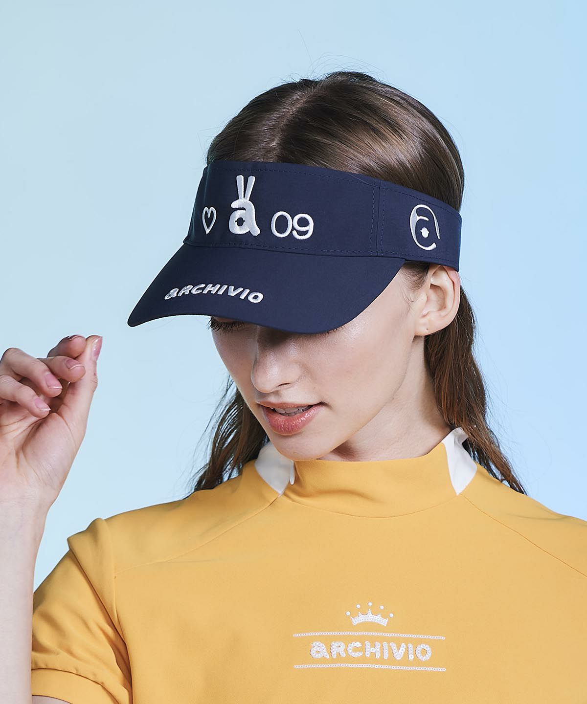 モデル着用画像（ネイビー）