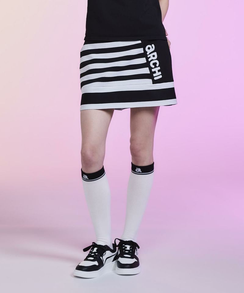 新品❤️アルチビオ❤️ニットスカート ボーダー切替ニットスカート|アルチビオ - ゴルフウェアや婦人服通販