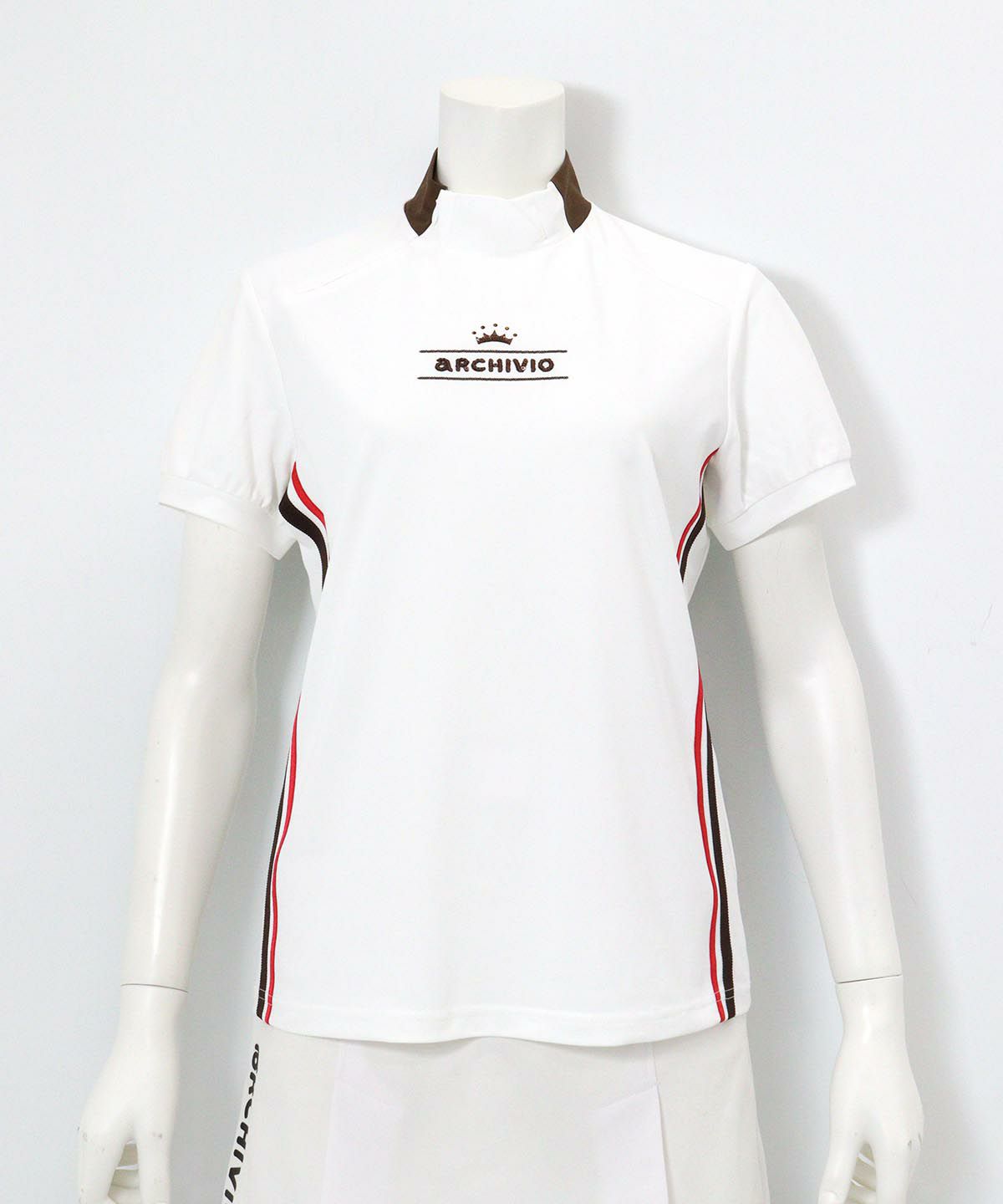 サイドライン速乾カノコプルオーバー（ホワイト）