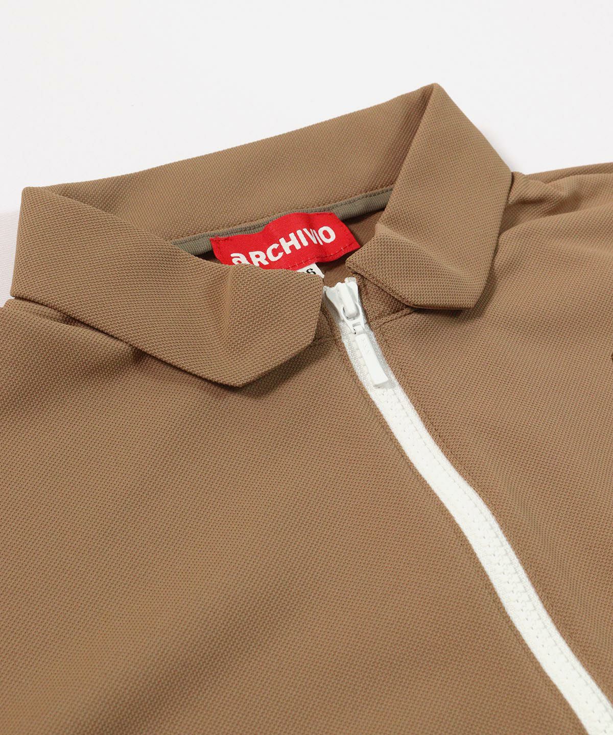 ファスナー部分（ブラウン）