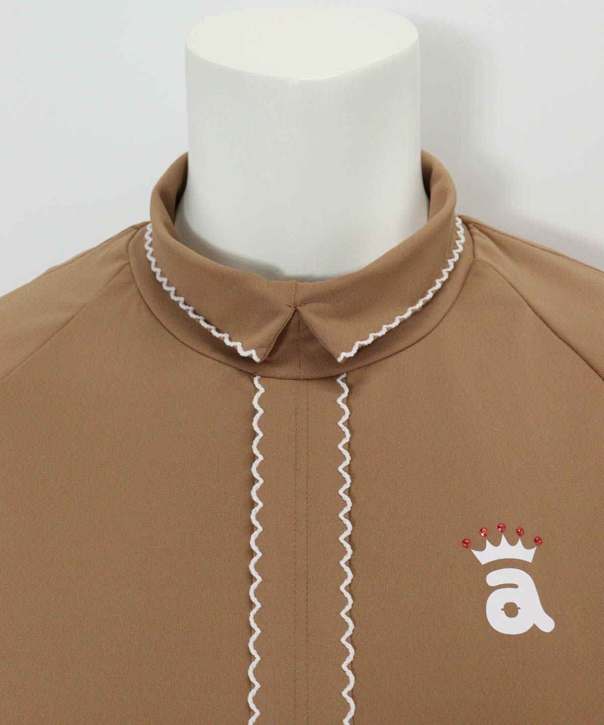 襟元部分（キャメル）