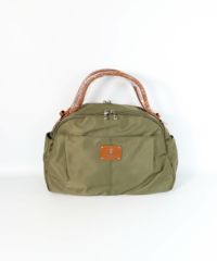 ショルダー付ボストンバッグ（カーキ）