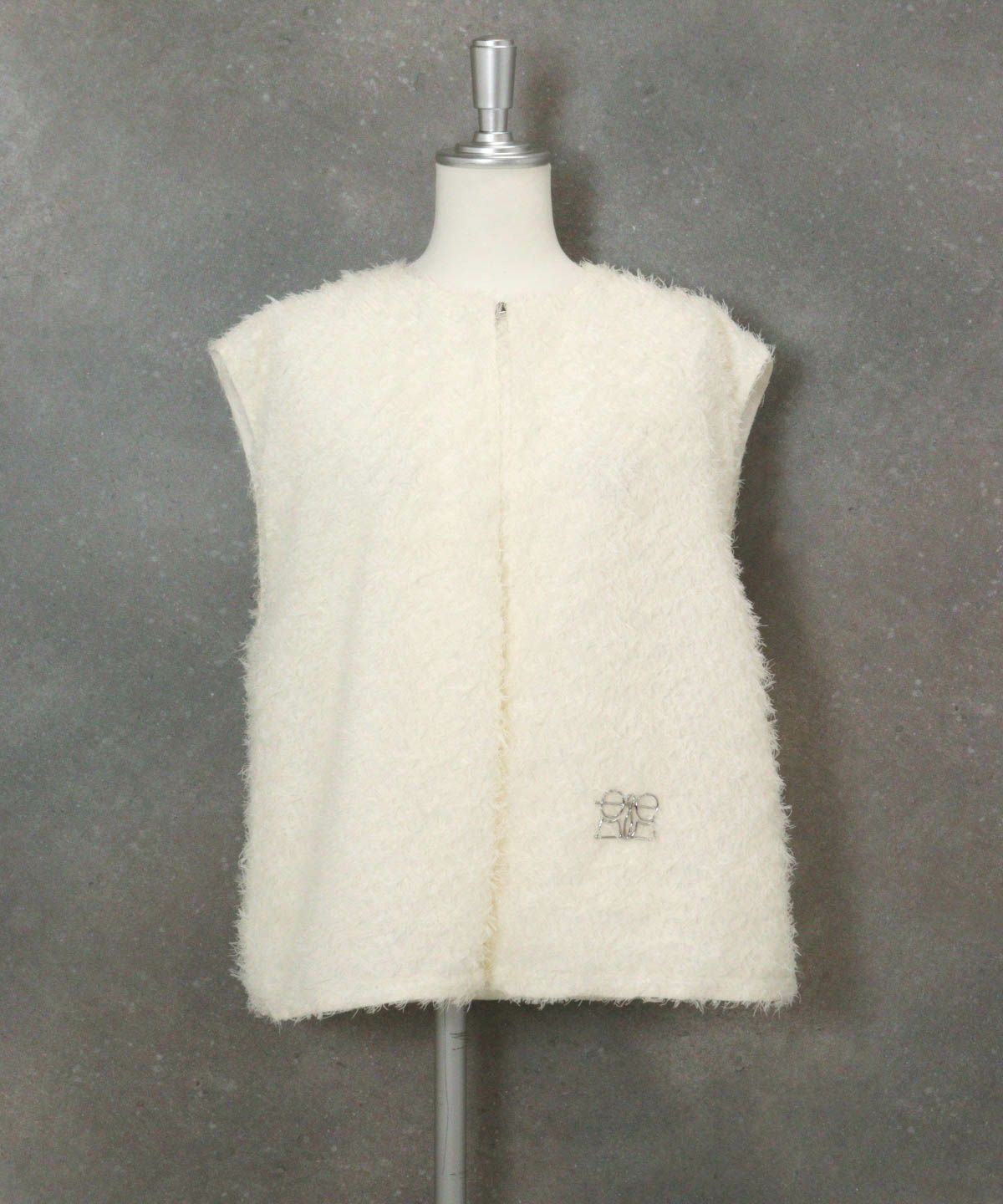 フェザーライクベスト（ホワイト）