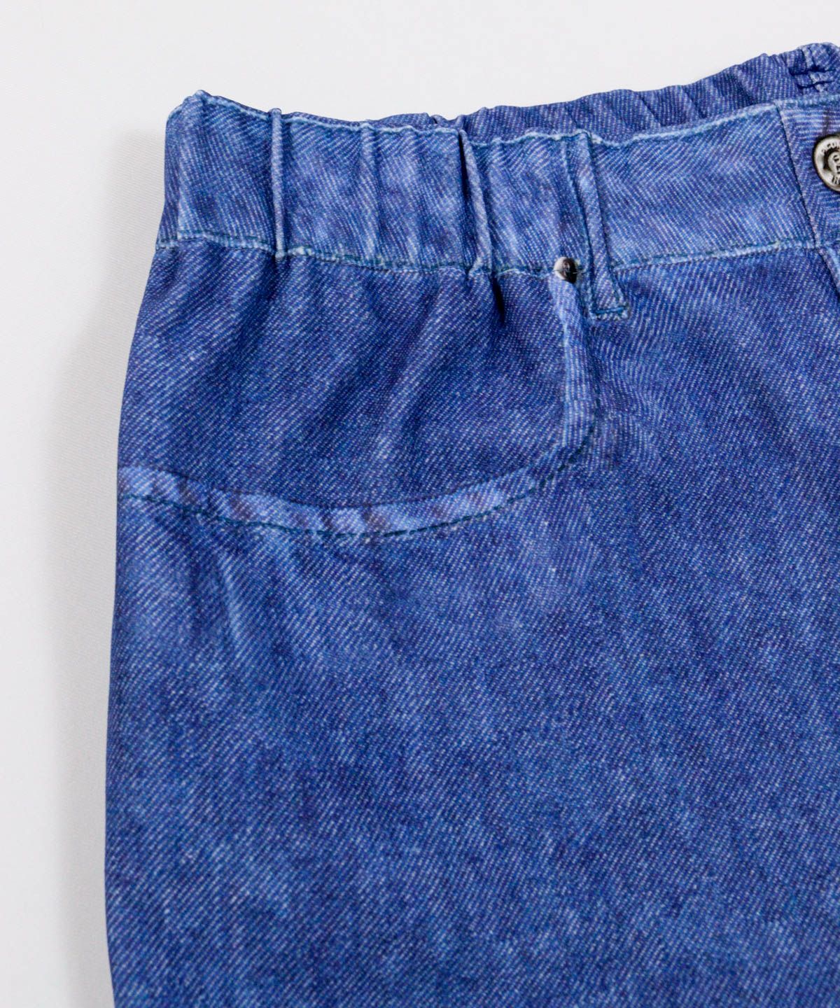 フェイクポケット部分（ブルー）