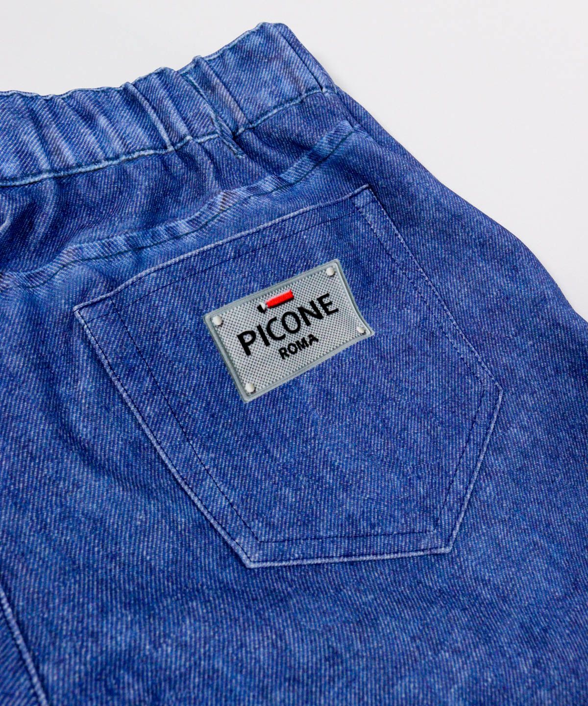 バックポケット部分（ブルー）