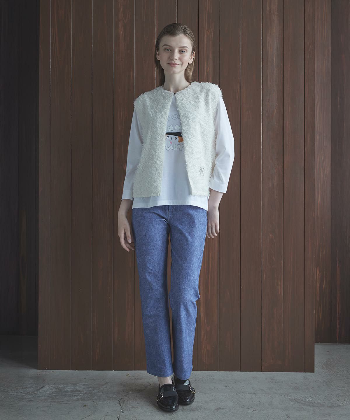 モデル着用画像（ブルー）