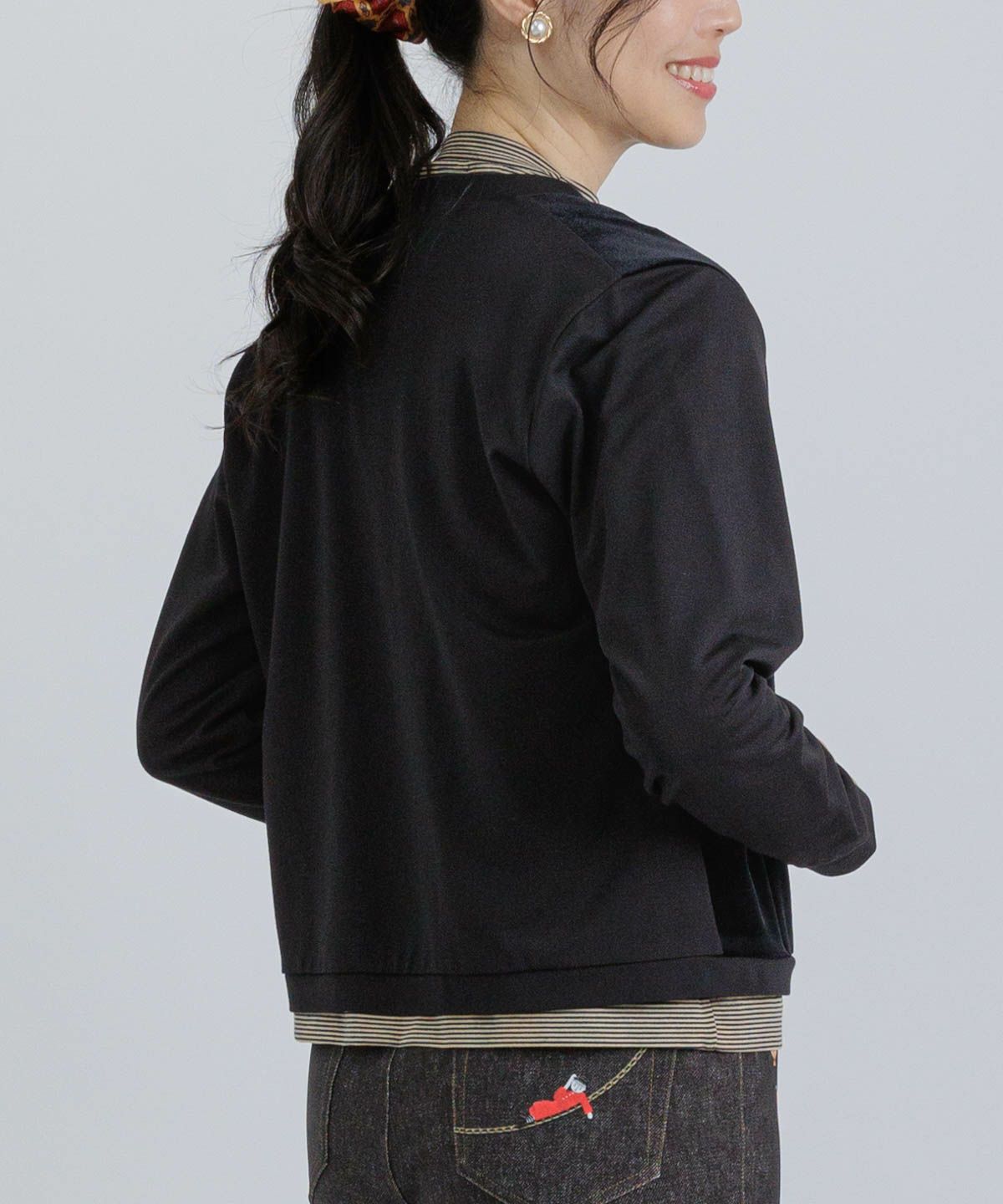 モデル着用画像（ブラック）