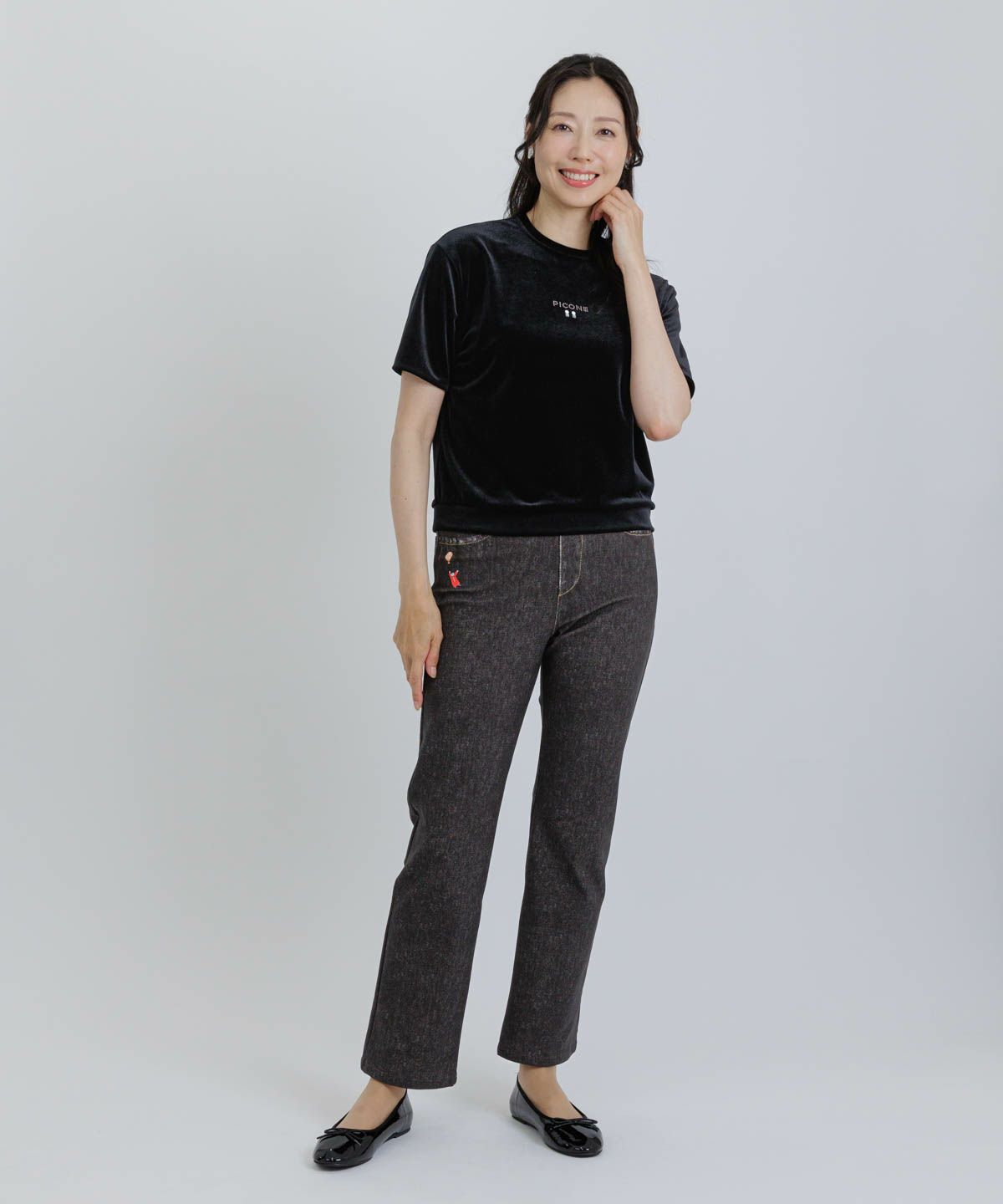 モデル着用画像（ブラック）