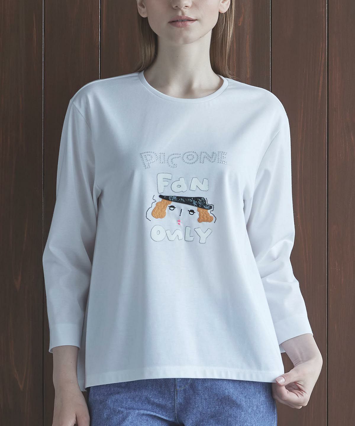 モデル着用画像（ホワイト）