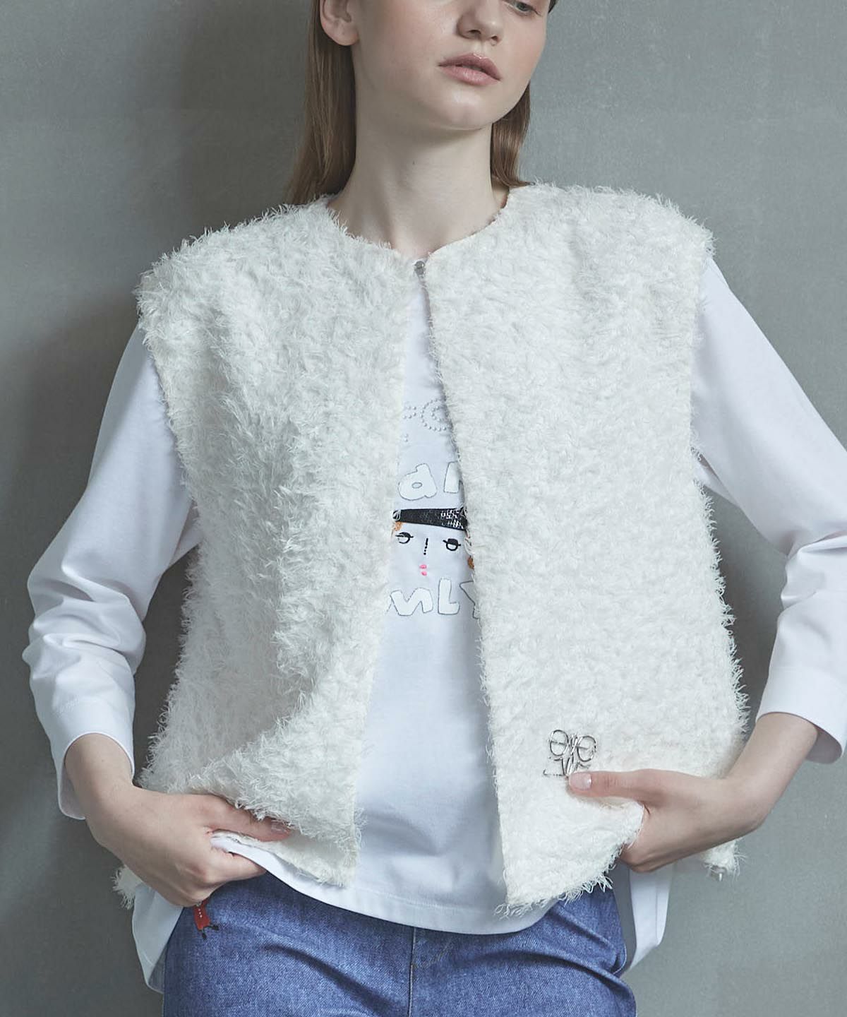 モデル着用画像（ホワイト）