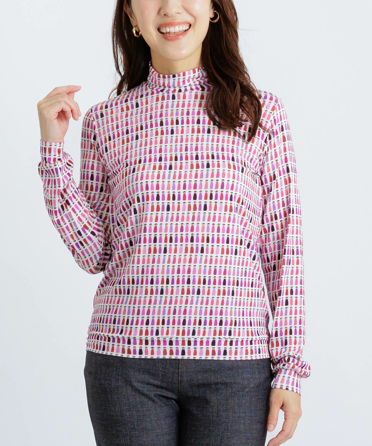 モデル着用画像（レッド）