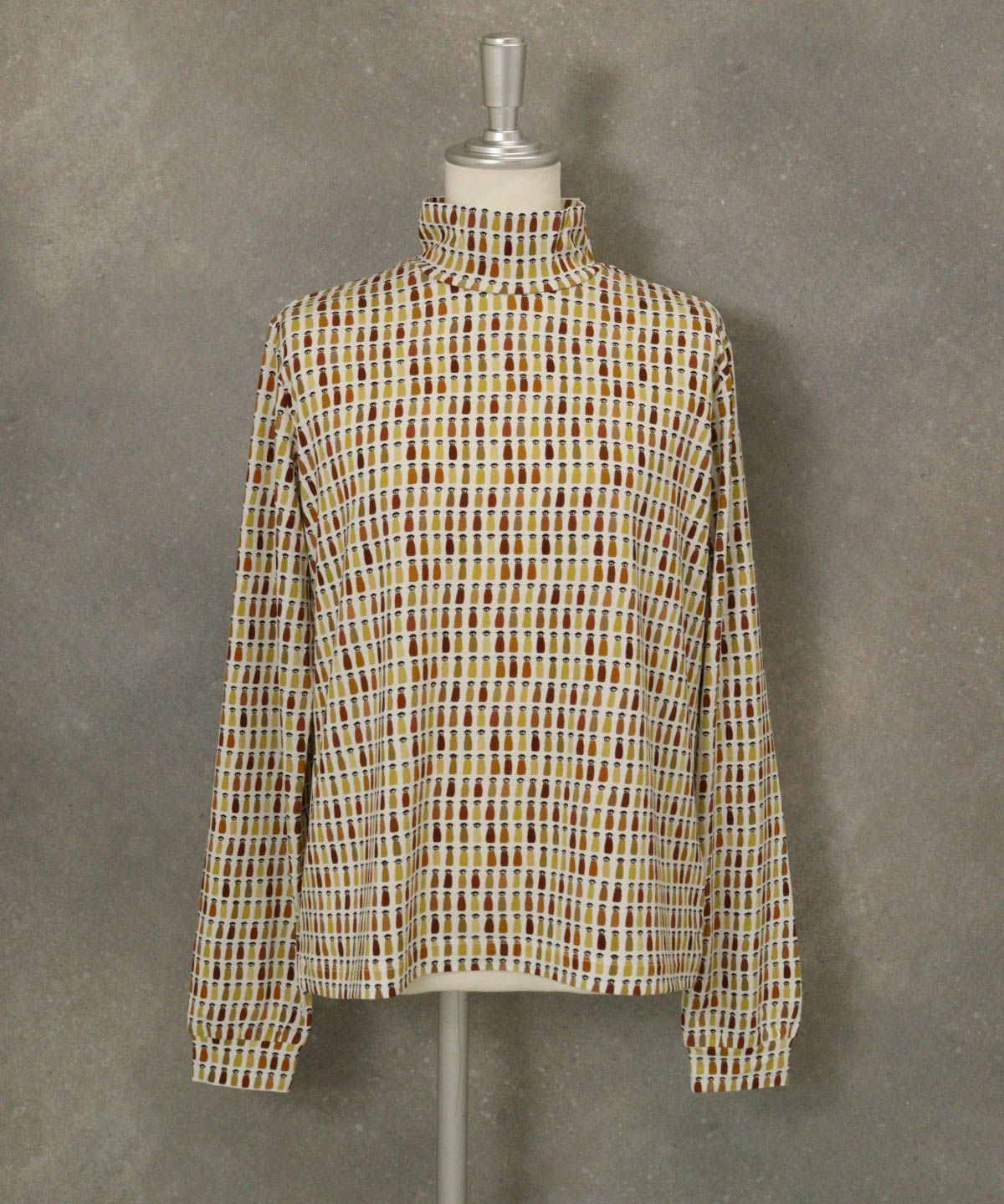 カラフルピコハイネックプルオーバー（ベージュ）