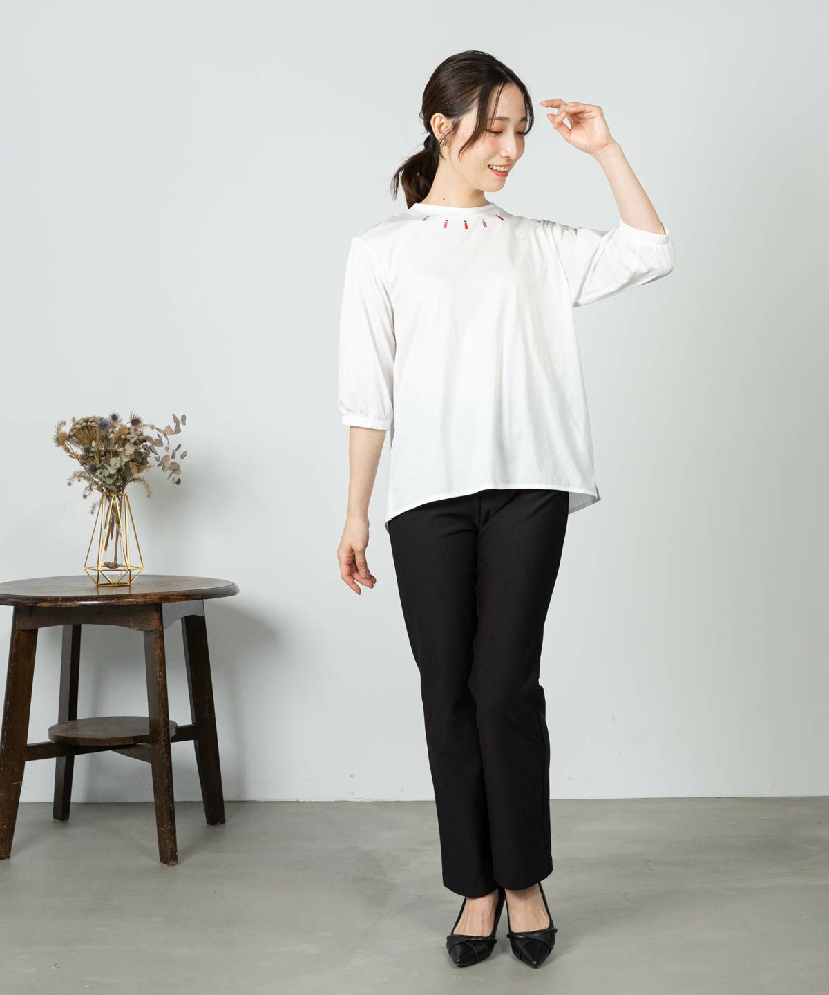 モデル着用画像(ホワイト)