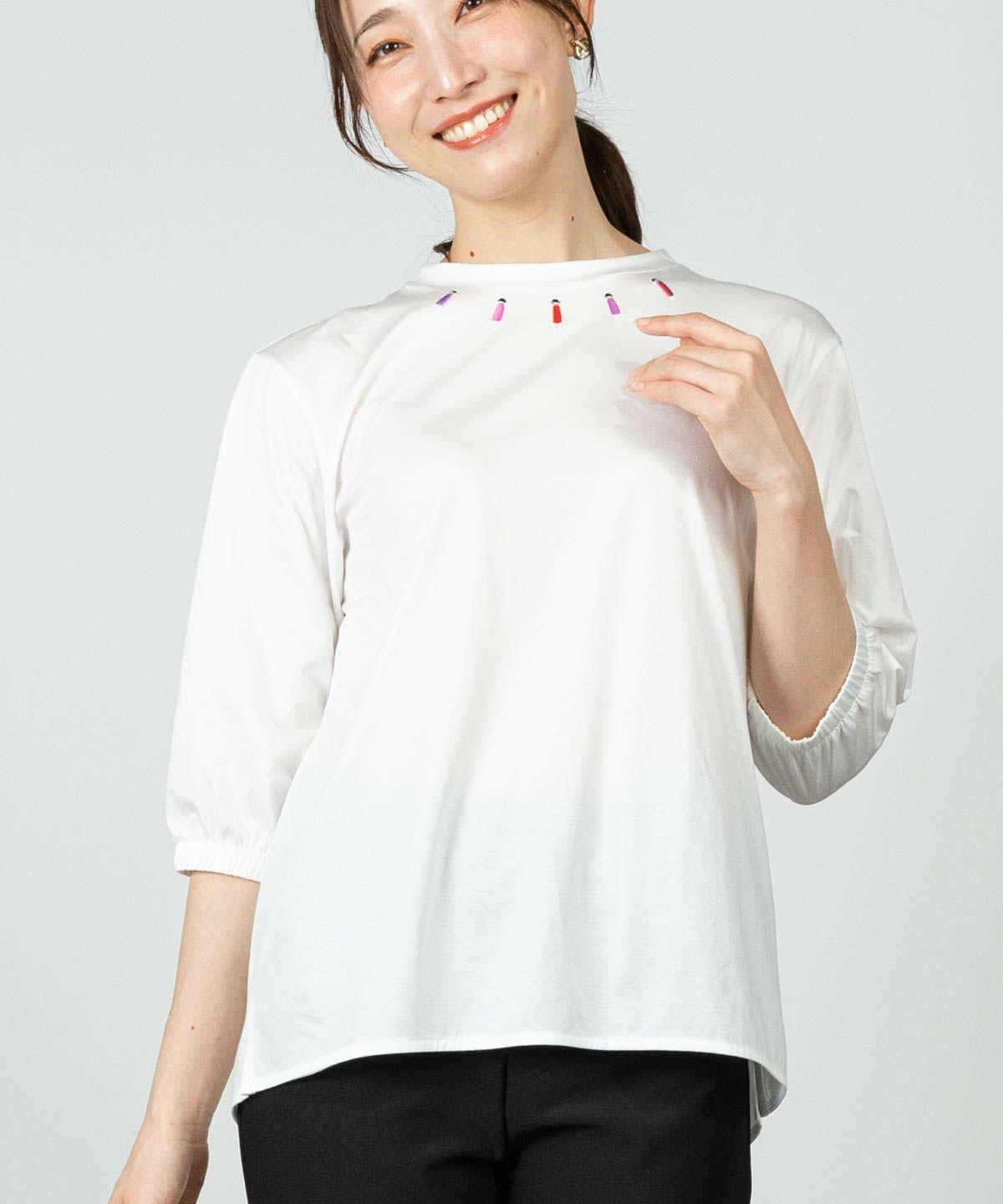 モデル着用画像(ホワイト)