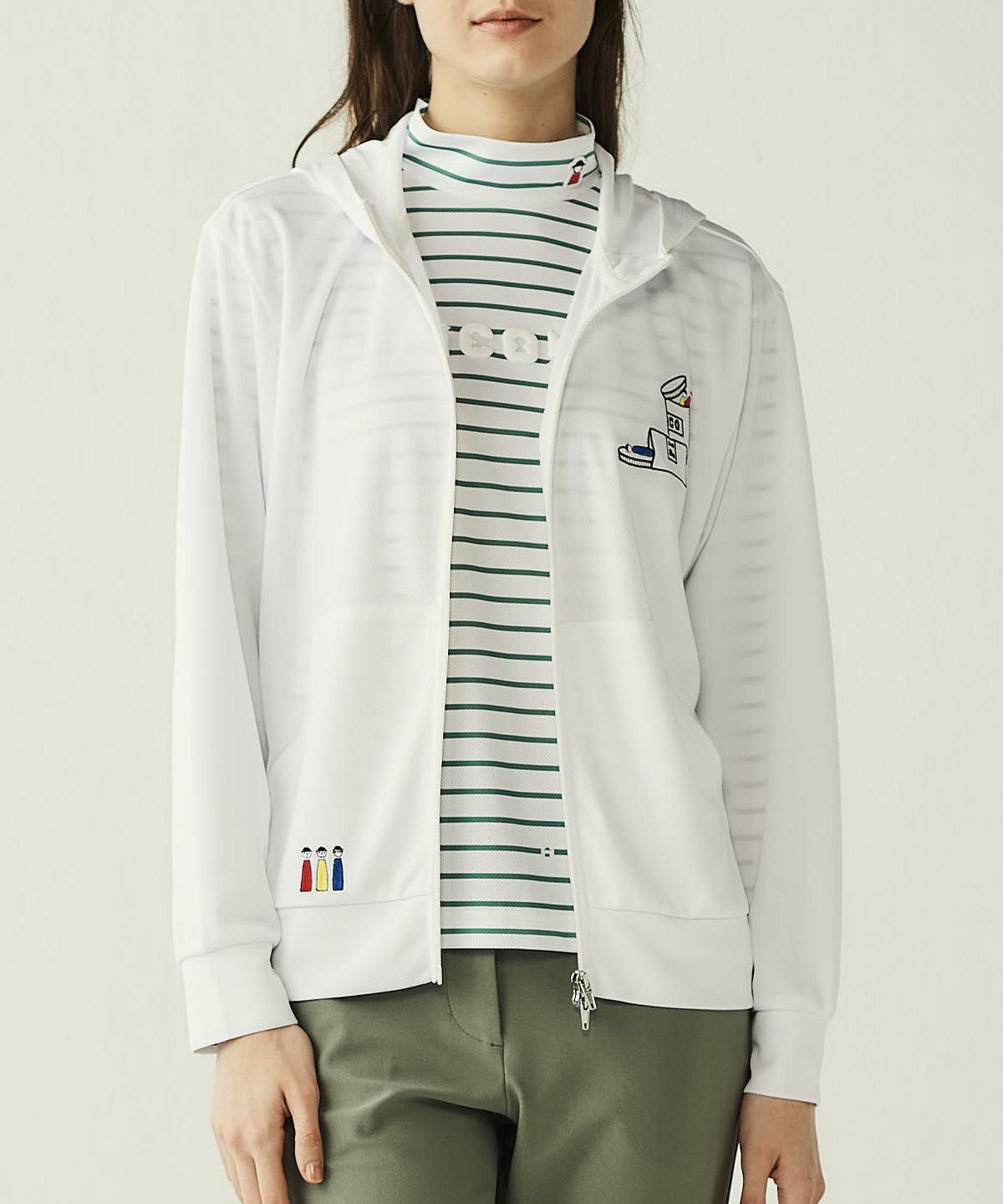 モデル着用画像（グリーン）