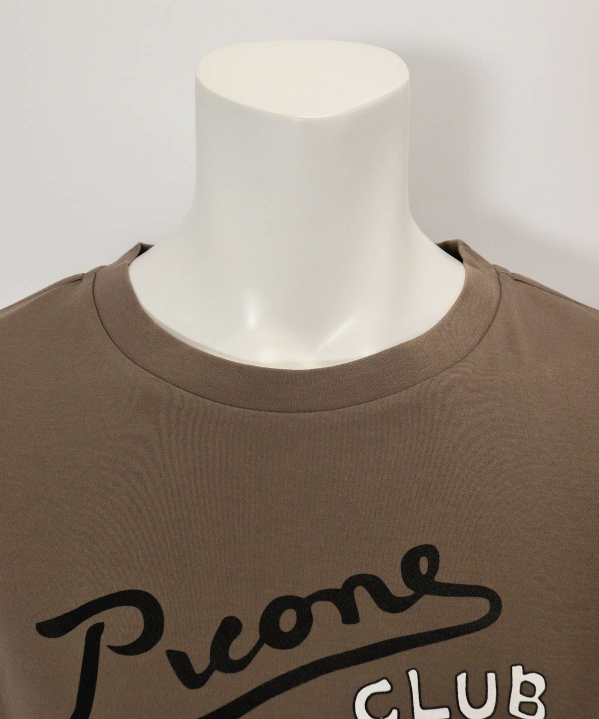 襟元部分（ブラウン）