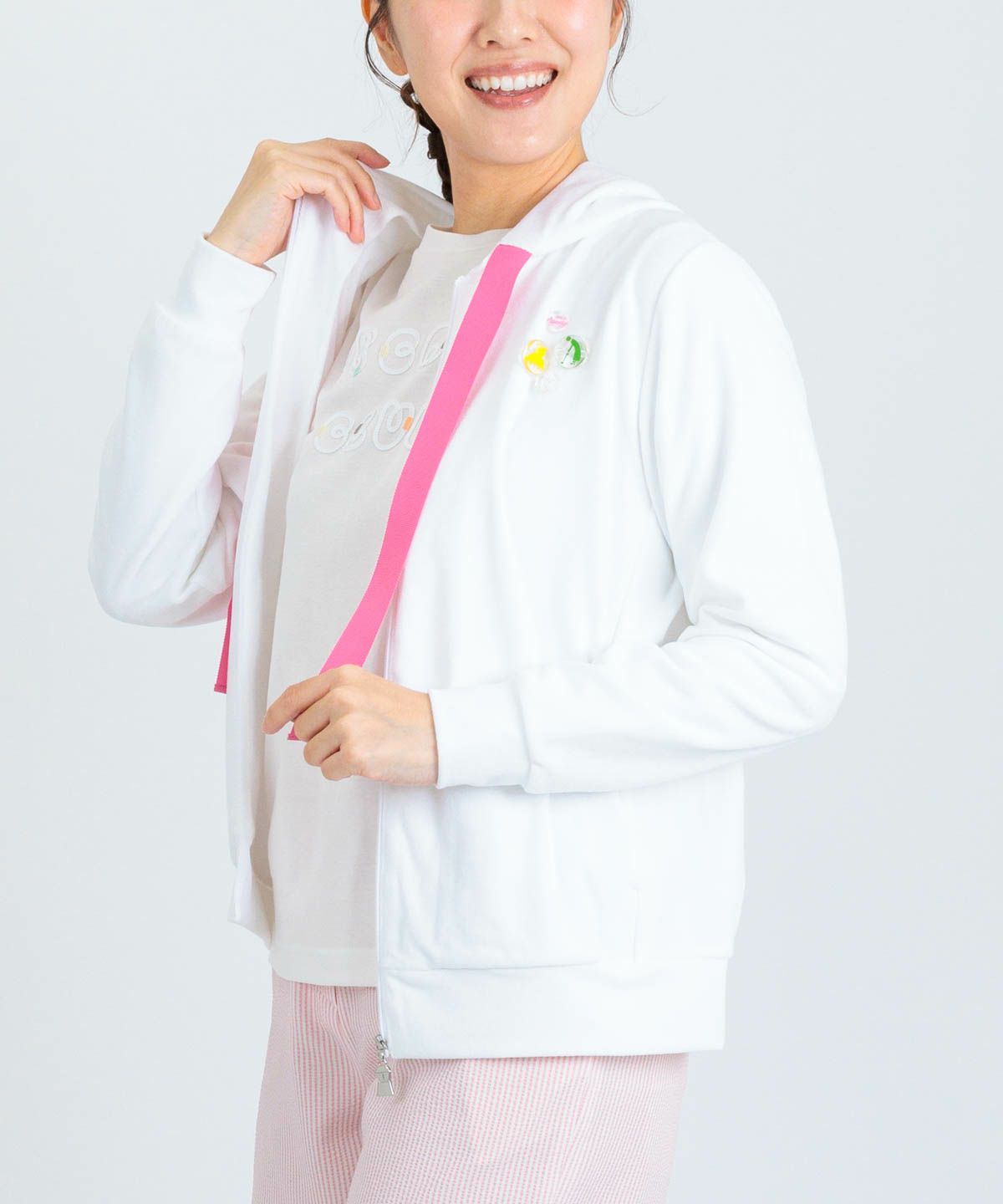 モデル着用画像（ホワイト）