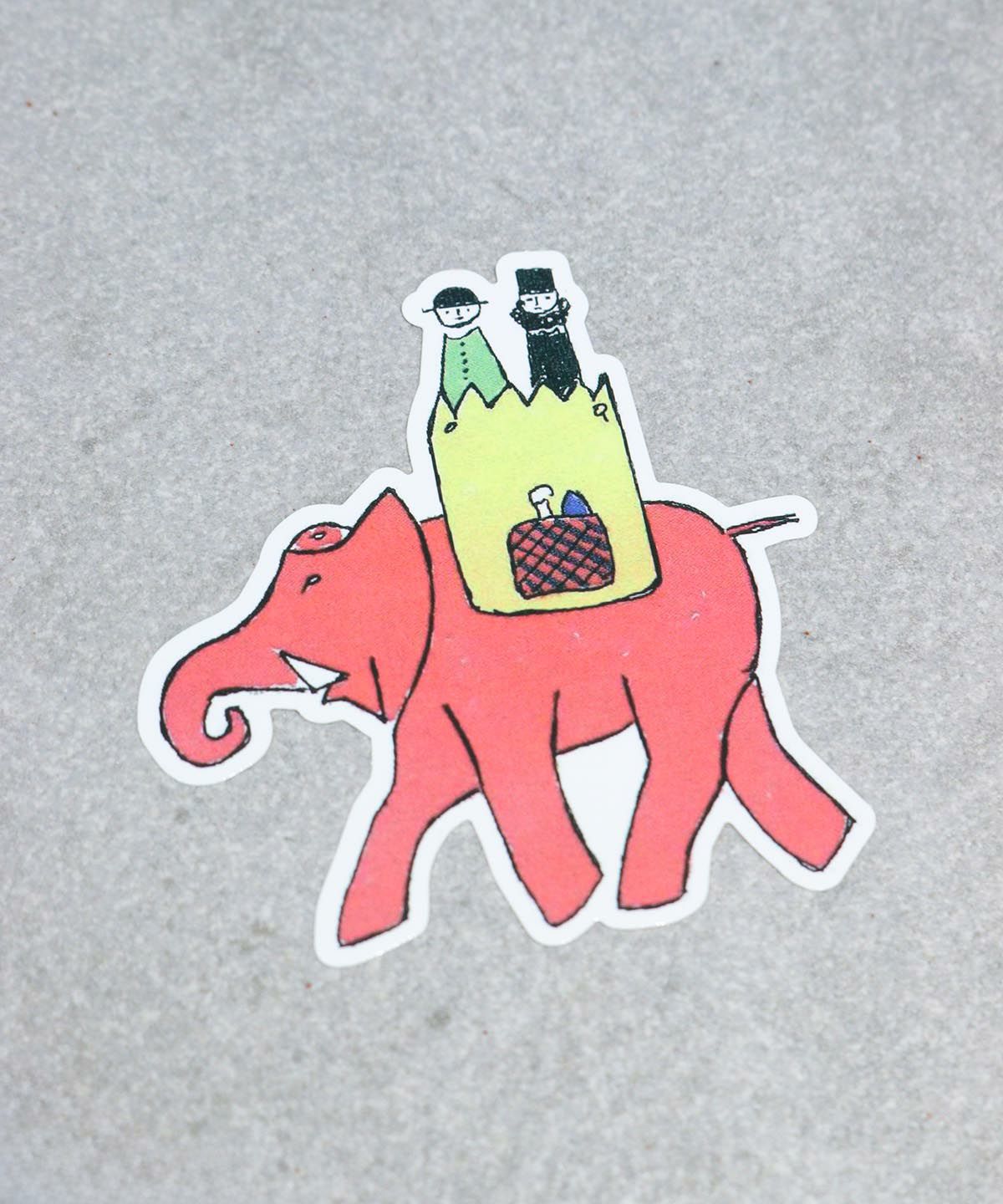 ステッカー(ゾウ)