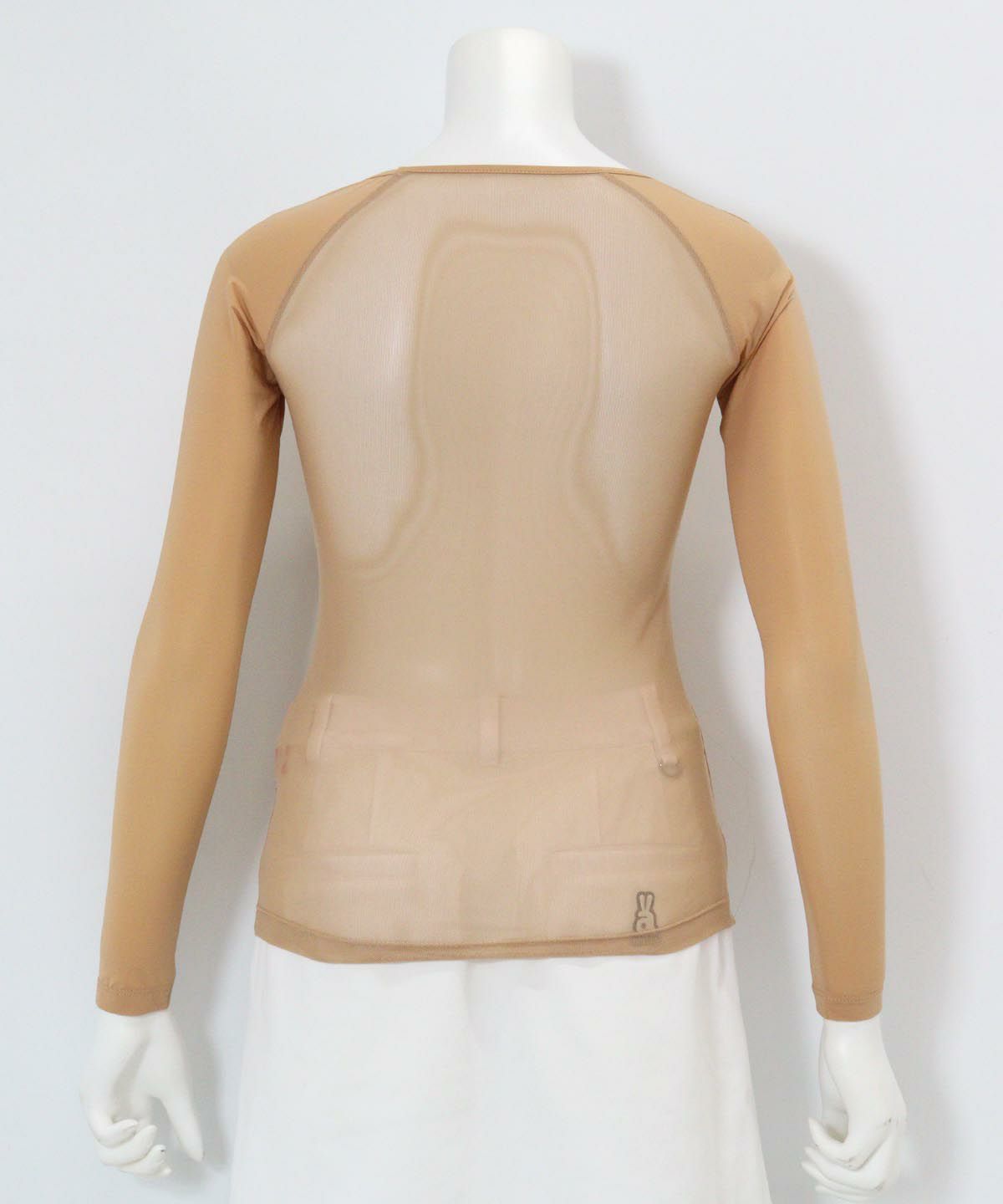 UV冷感メッシュ切替インナー後ろ（ベージュ）