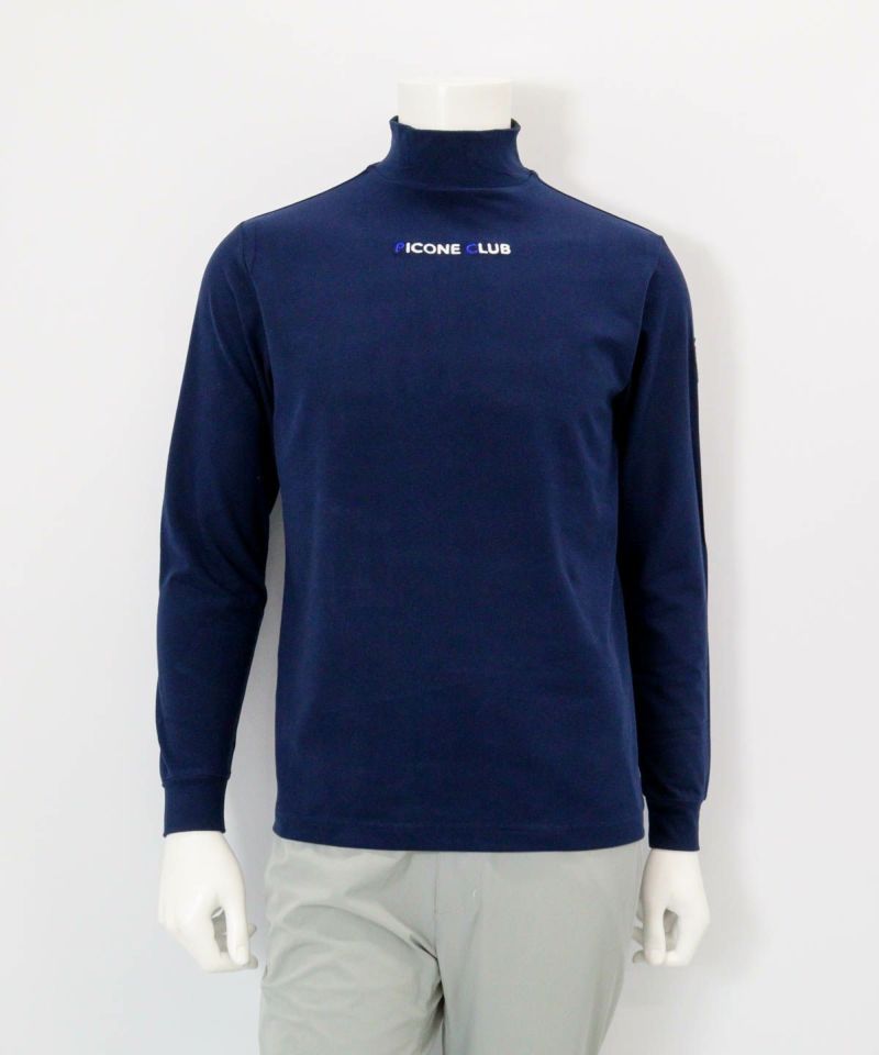 メンズ】ロゴ刺繍起毛ハイネックプルオーバー|ピッコーネクラブ