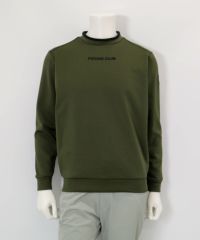 【メンズ】裏起毛ジャージープルオーバー（カーキ）